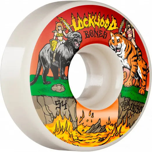 [STF-WHEEL-1051-WHT] BONES STF LOCKWOOD CATFIGHT 54mm 103A V3 BONES