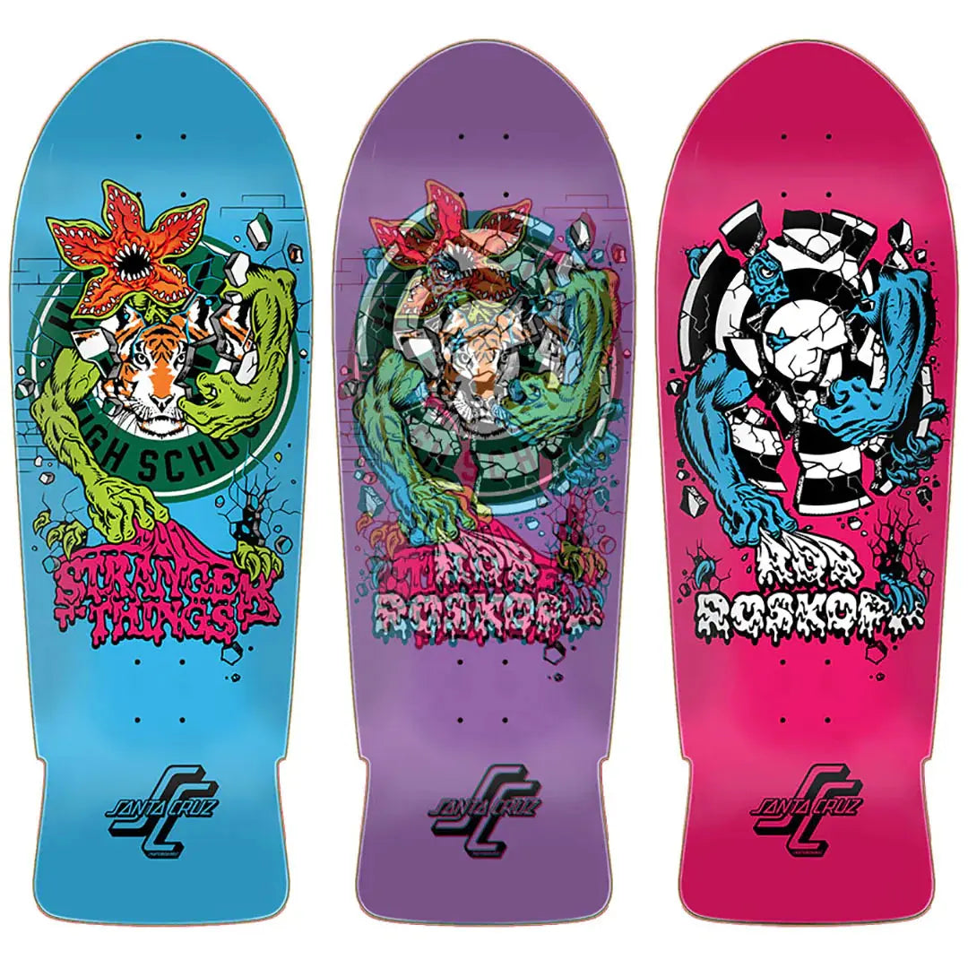 Santa Cruz Stranger Things Roskopp Demogorgon 10.25 Deck SANTA CRUZ