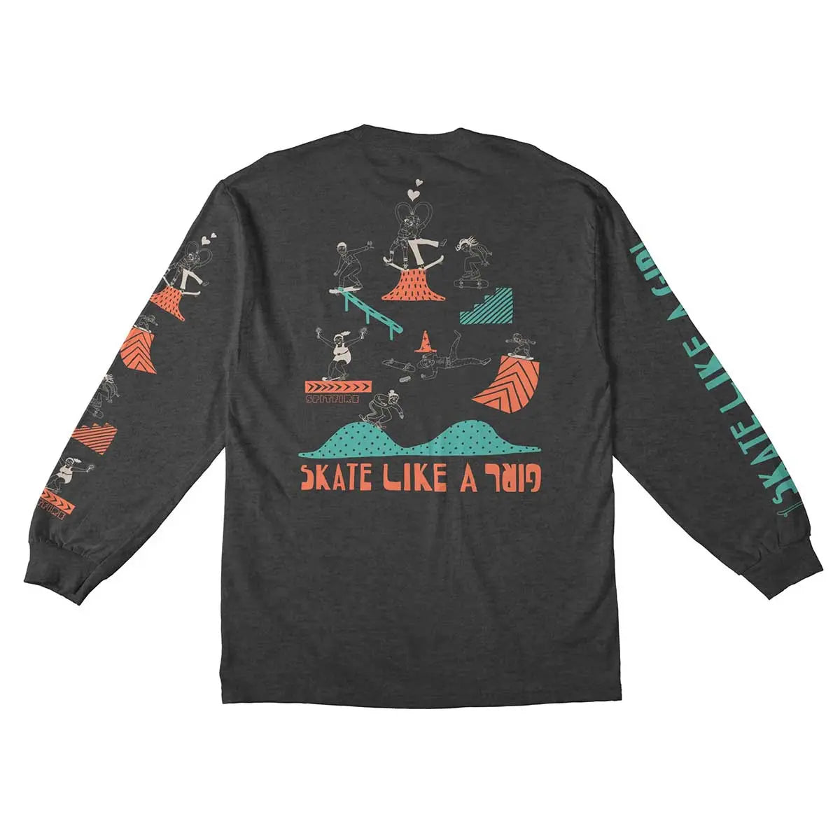 Spitfire Skate Like A girl Sessions Drop In Long Sleeve SPITFIRE