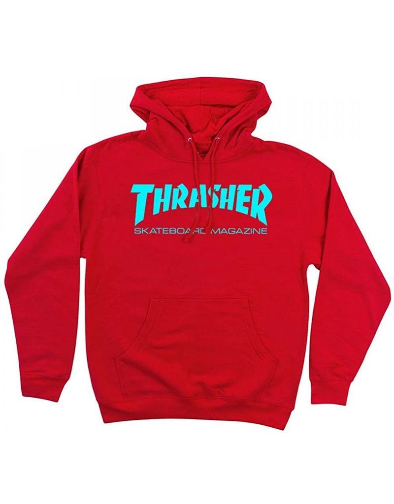 [THR-311193-RED] THRASHER SKATE MAG HOODIE THRASHER