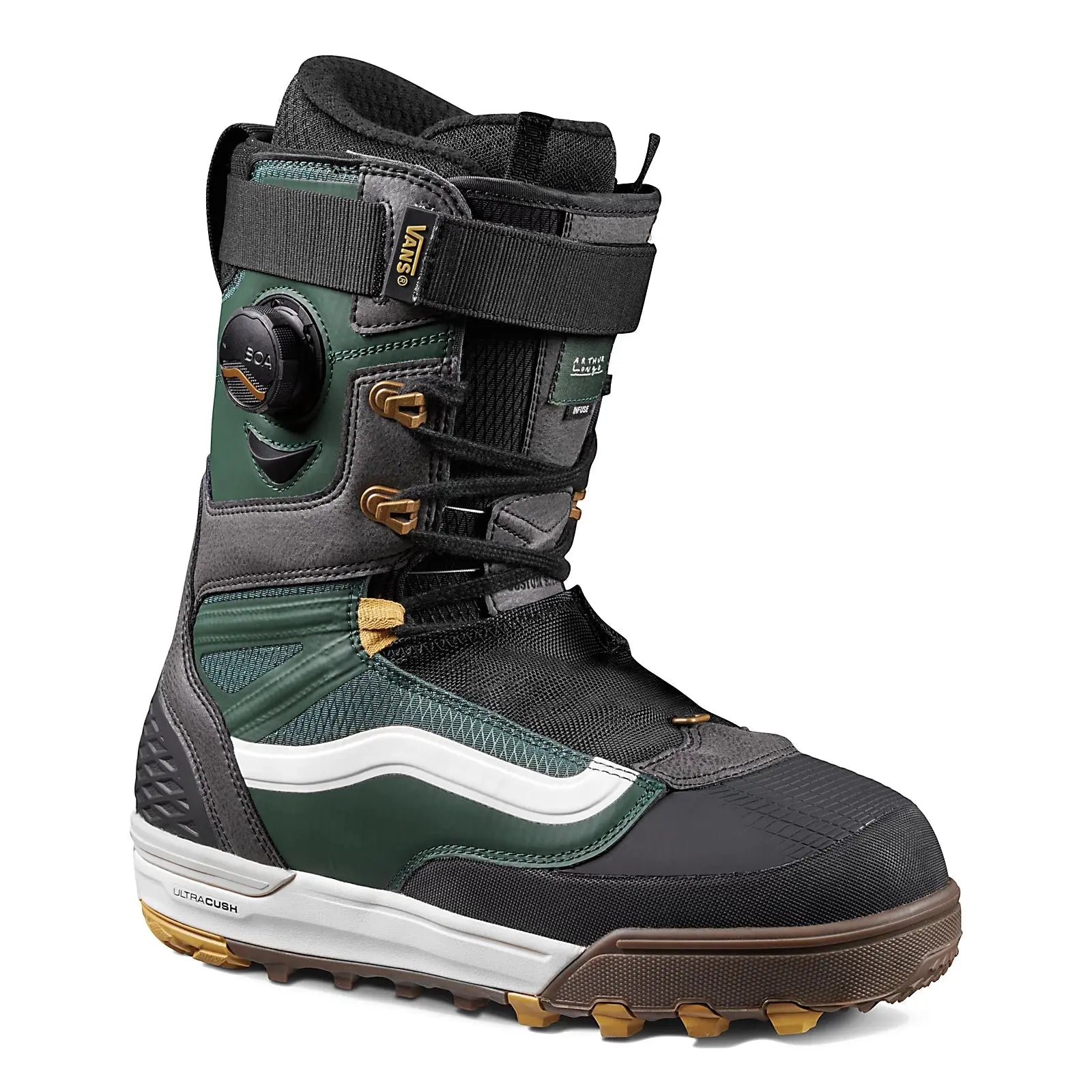 Vans Infuse Arthur Longo Snowboard Boots - Green/Blk VANS