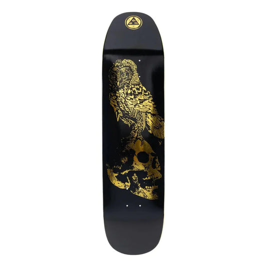 WELCOME BIRD BRAIN ON SON OF MOONTRIMMER 8.25 SKATE DECK WELCOME